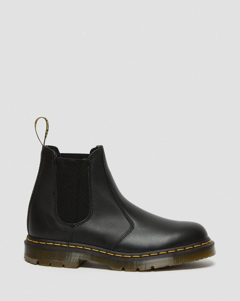 Botines Chelsea Dr Martens 2976 Slip Resistant Cuero Hombre Negros | MX 319YXF